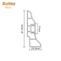 P62-A-PA, Raitto hard pvc skirting ceiling and plastic skirting board